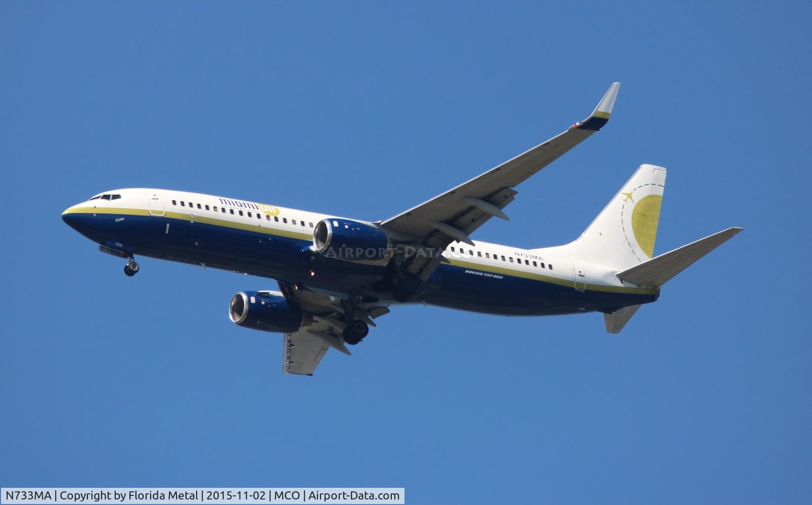 N733MA, 2001 Boeing 737-81Q C/N 30619, Miami Air