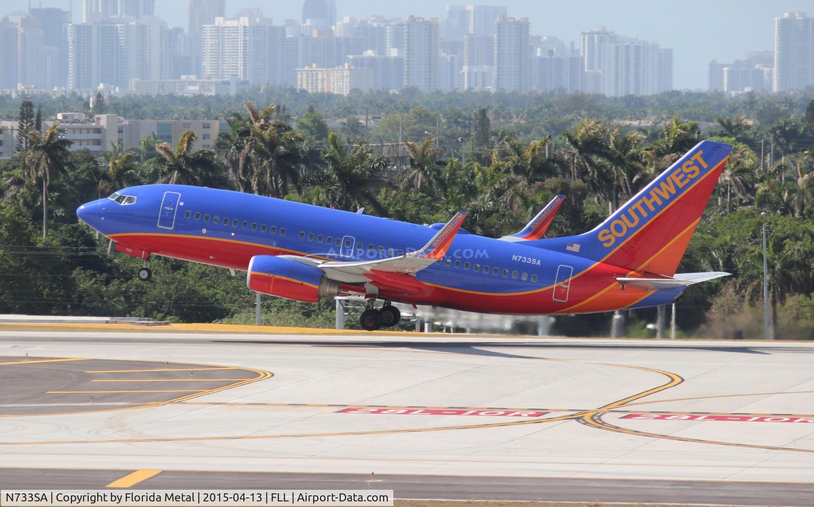 N733SA, 1999 Boeing 737-7H4 C/N 27865, Southwest