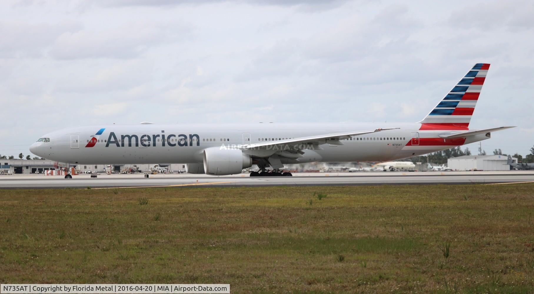 N735AT, 2016 Boeing 777-323/ER C/N 32439, American