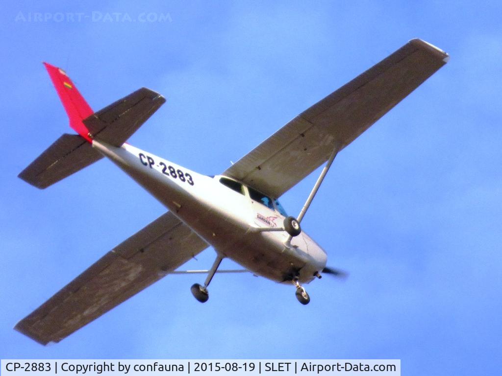 CP-2883, 1978 Cessna 172N C/N 17269473, Arriving to El Trompillo