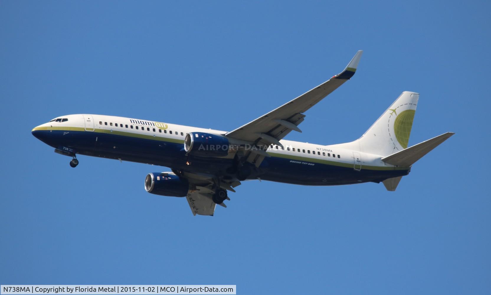 N738MA, 2004 Boeing 737-8Q8 C/N 32799, Miami Air
