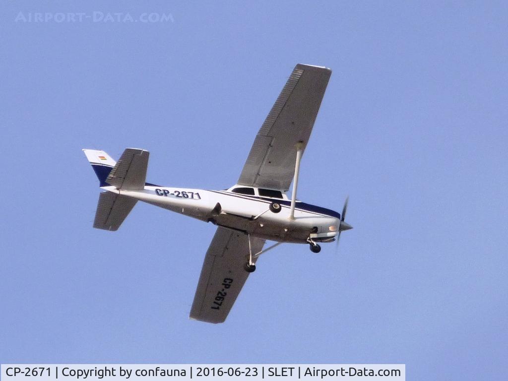 CP-2671, 1980 Cessna 172RG Cutlass RG C/N 172RG0719, Arriving to El Trompillo