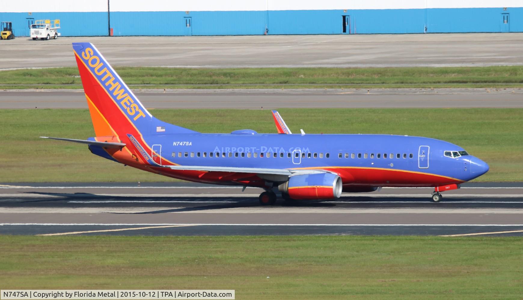 N747SA, 1999 Boeing 737-7H4 C/N 29799, Southwest
