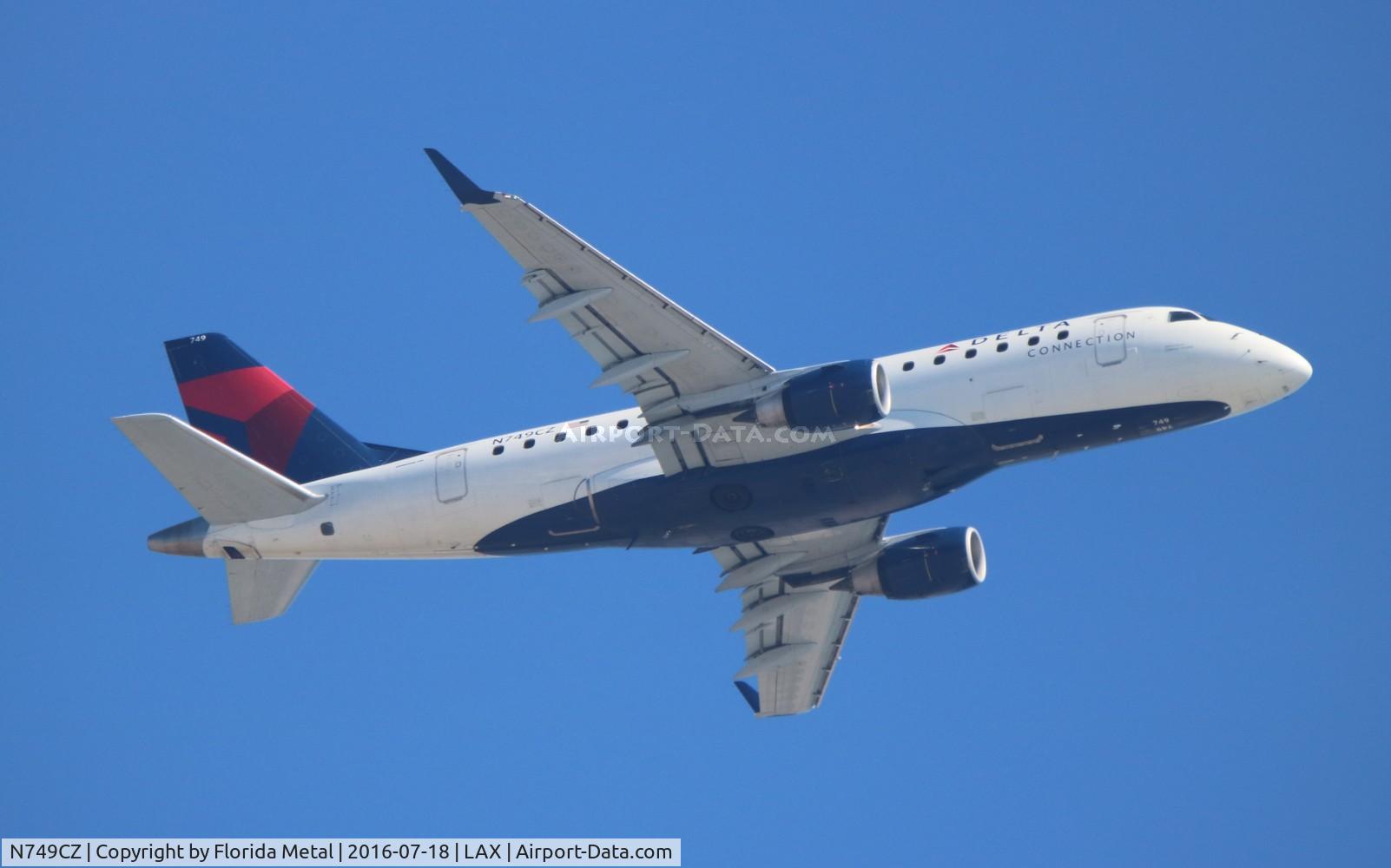 N749CZ, Embraer 170LR (ERJ-170-100LR) C/N 17000227, Delta Connection