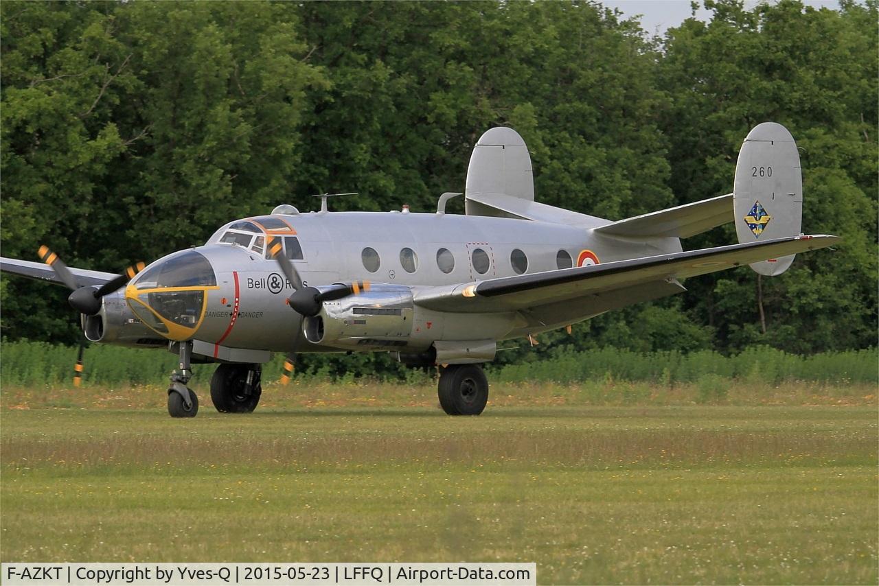 F-AZKT, 1954 Dassault MD-311 Flamant C/N 260, Dassault MD-311 Flamant, Landing, La Ferté-Alais airfield (LFFQ) Airshow 2015