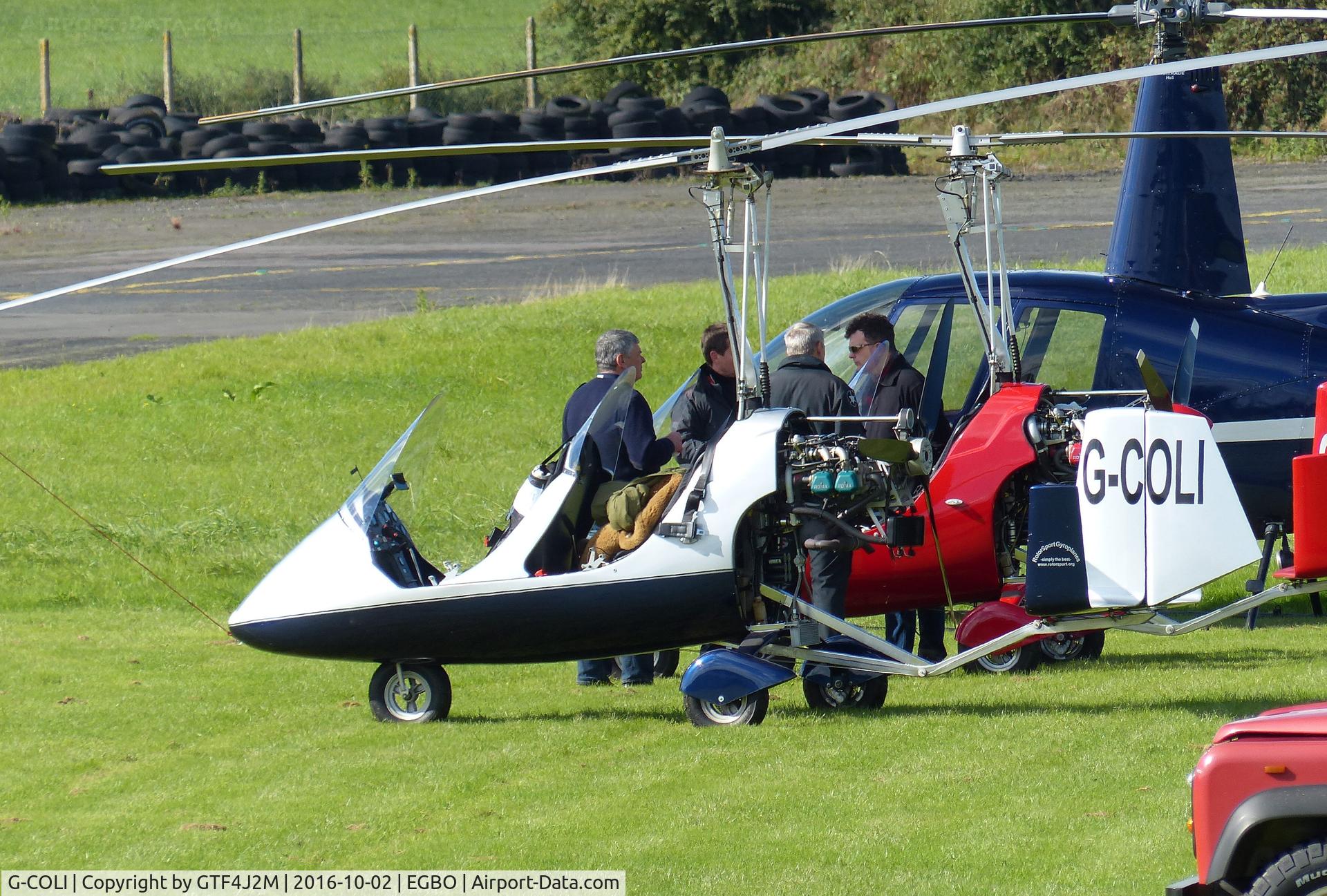 G-COLI, 2008 Rotorsport UK MT-03 C/N RSUK/MT-03/037, G-COLI at Halfpenny Green 2.10.16