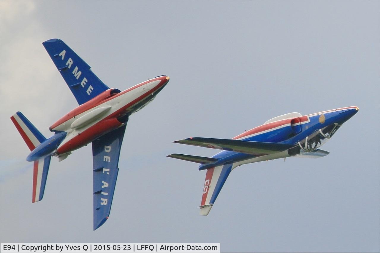 E94, Dassault-Dornier Alpha Jet E C/N E94, Dassault-Dornier Alpha Jet E (F-TERH), Athos 06 of Patrouille de France 2015, La Ferté-Alais airfield (LFFQ) Air show 2015