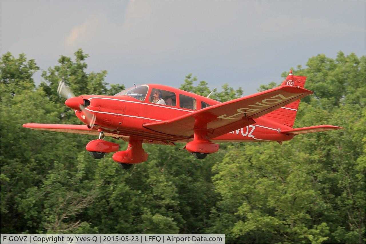 F-GOVZ, Robin R-2160 Alpha Sport C/N 300, F-GOVZ - Robin R-2160 Alpha Sport, Take off rwy 28, La Ferté-Alais airfield (LFFQ) Airshow 2015