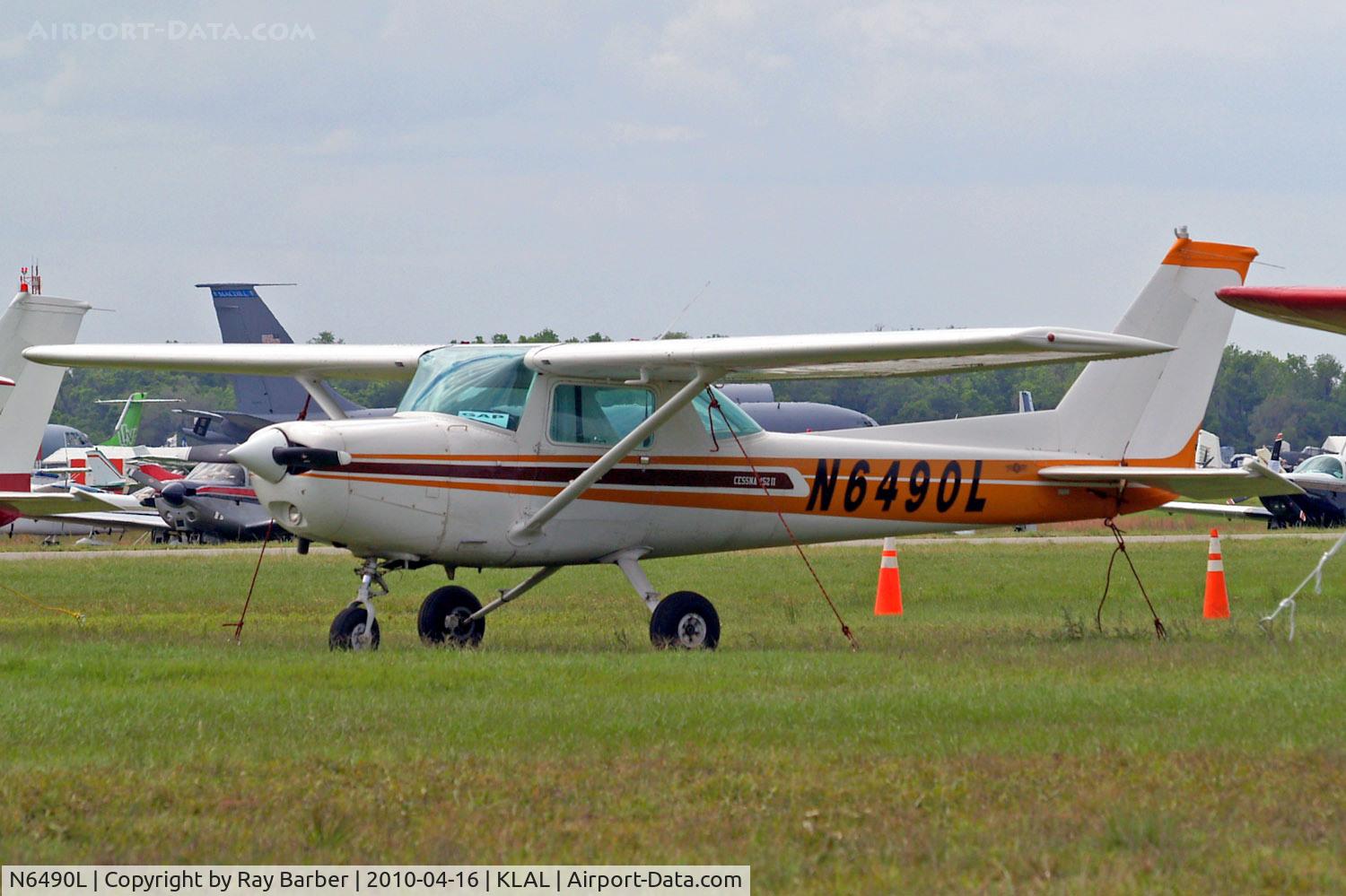 N6490L, Cessna 152 C/N 15284417, Cessna 152 [152-84417] Lakeland-Linder~N 16/04/2010