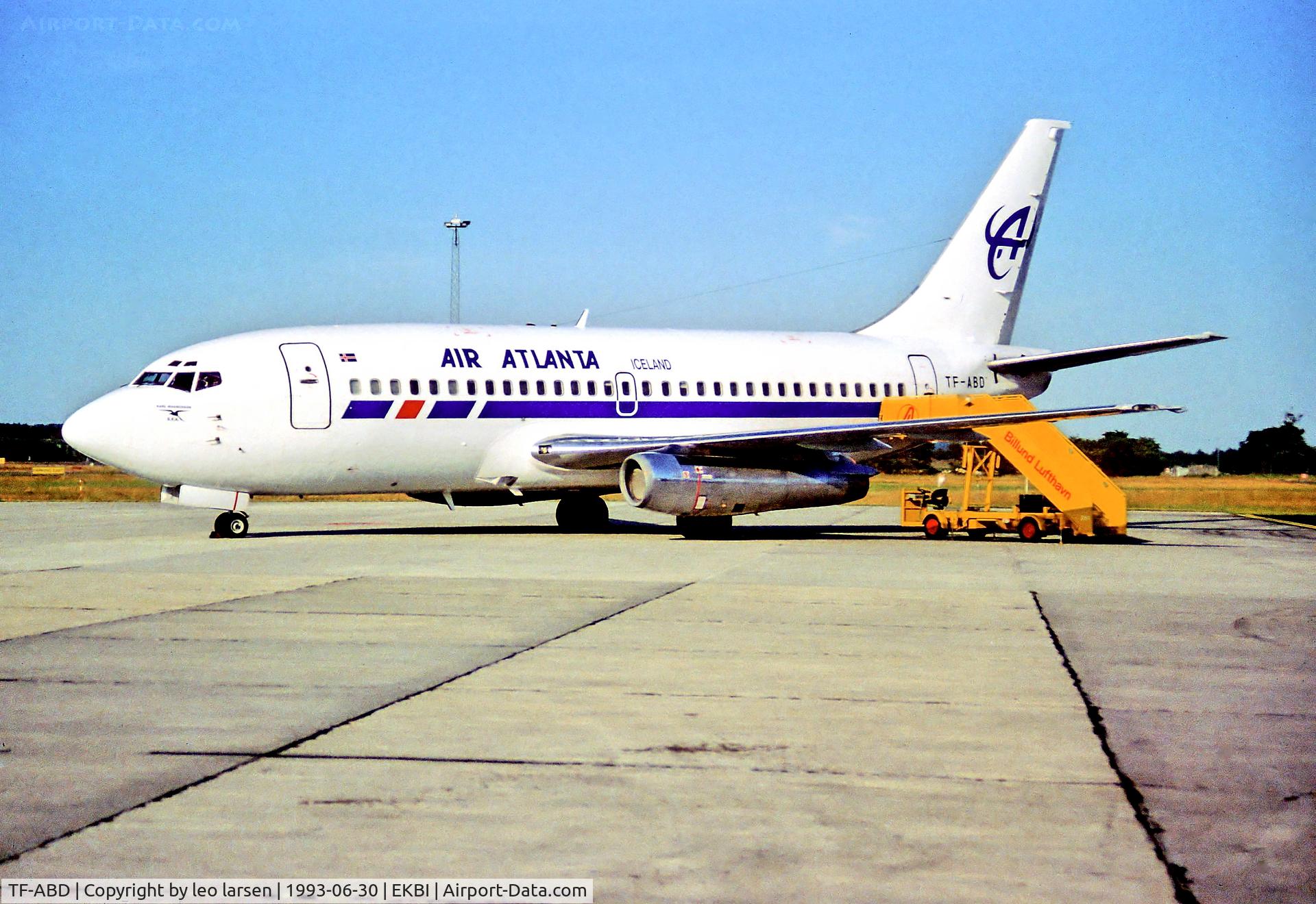 TF-ABD, 1969 Boeing 737-204 C/N 20417, Billund Denmark 30.6.93