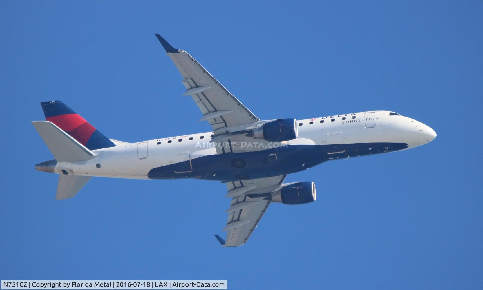 N751CZ, 2008 Embraer 170LR (ERJ-170-100LR) C/N 17000247, Delta Connection