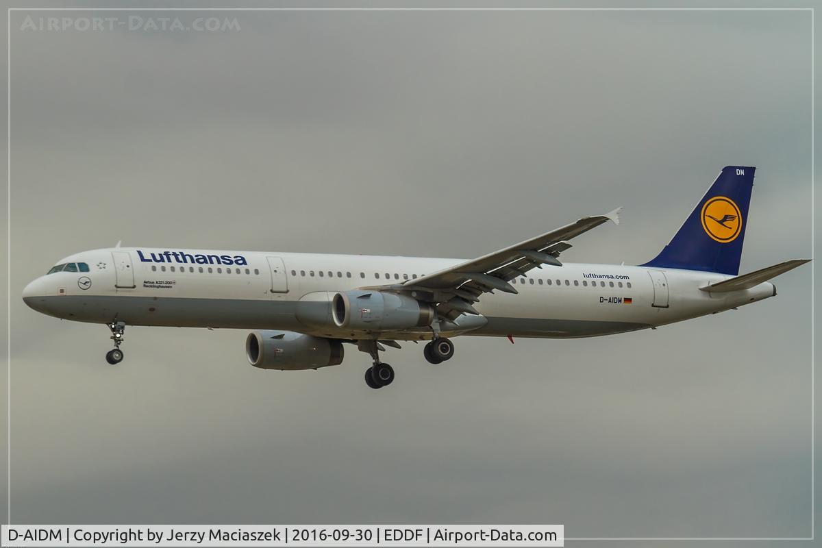 D-AIDM, 2011 Airbus A321-231 C/N 4916, Airbus A321-231