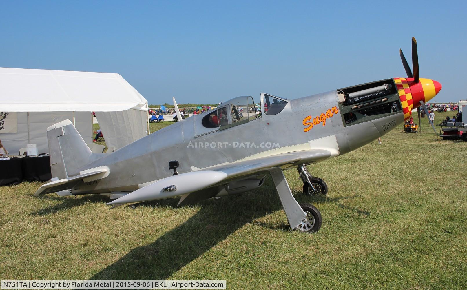 N751TA, 2015 Titan T-51B Mustang C/N M09BV12COHK0151B, Titan T-51B