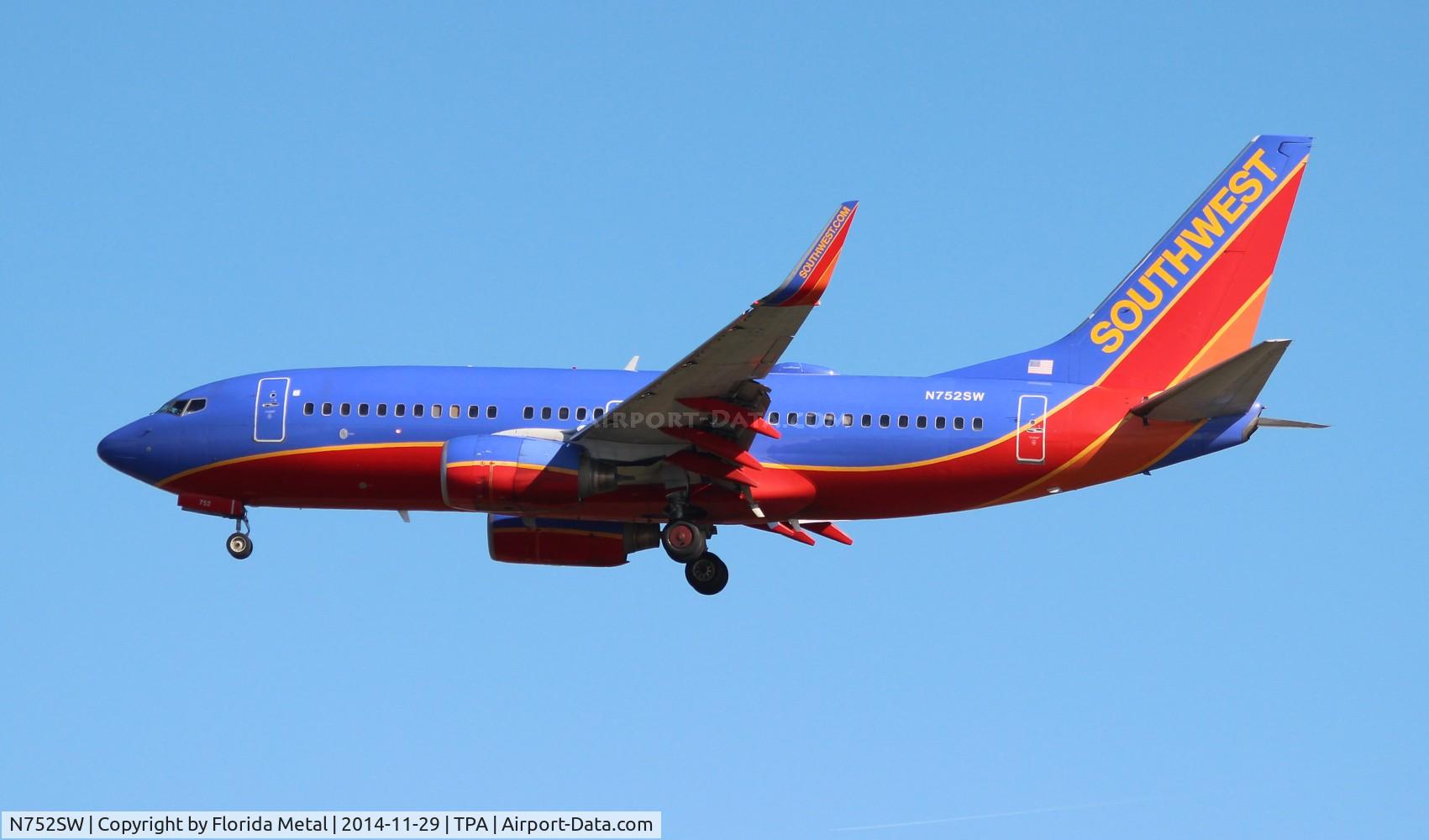 N752SW, 1999 Boeing 737-7H4 C/N 29804, Southwest
