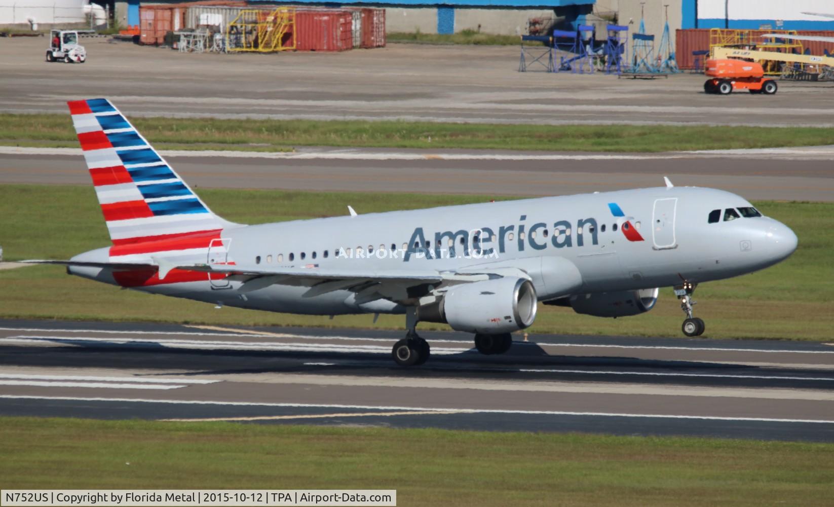 N752US, 2000 Airbus A319-112 C/N 1319, American