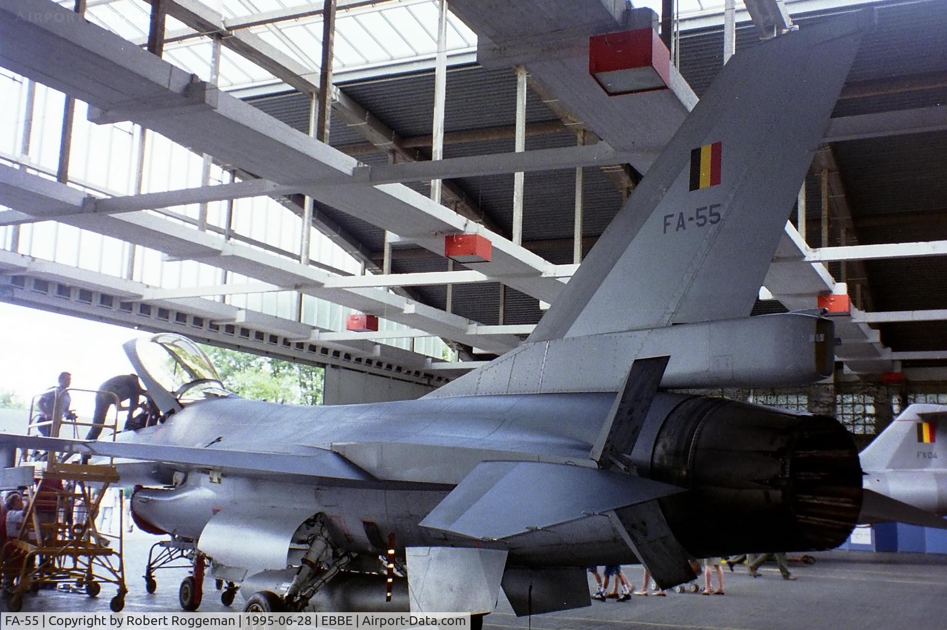 FA-55, 1980 SABCA F-16AM Fighting Falcon C/N 6H-55, F-16A.