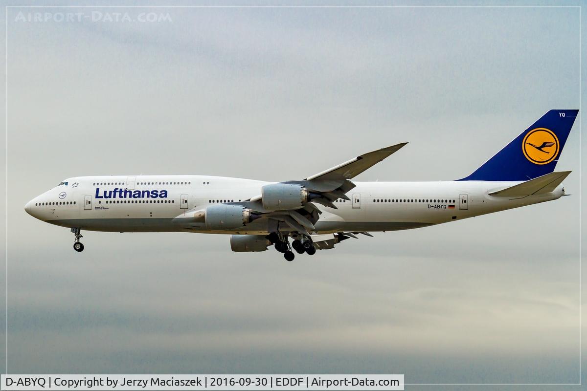 D-ABYQ, 2014 Boeing 747-830 C/N 37840, Boeing 747-830,