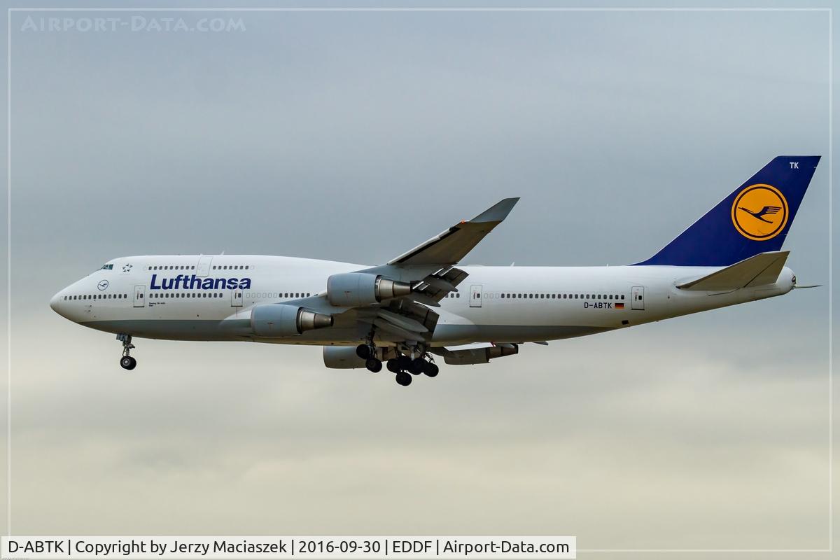 D-ABTK, 2001 Boeing 747-430 C/N 29871, 2001 Boeing 747-430,