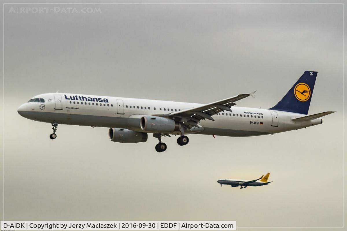 D-AIDK, 2011 Airbus A321-231 C/N 4819, Airbus A321-231