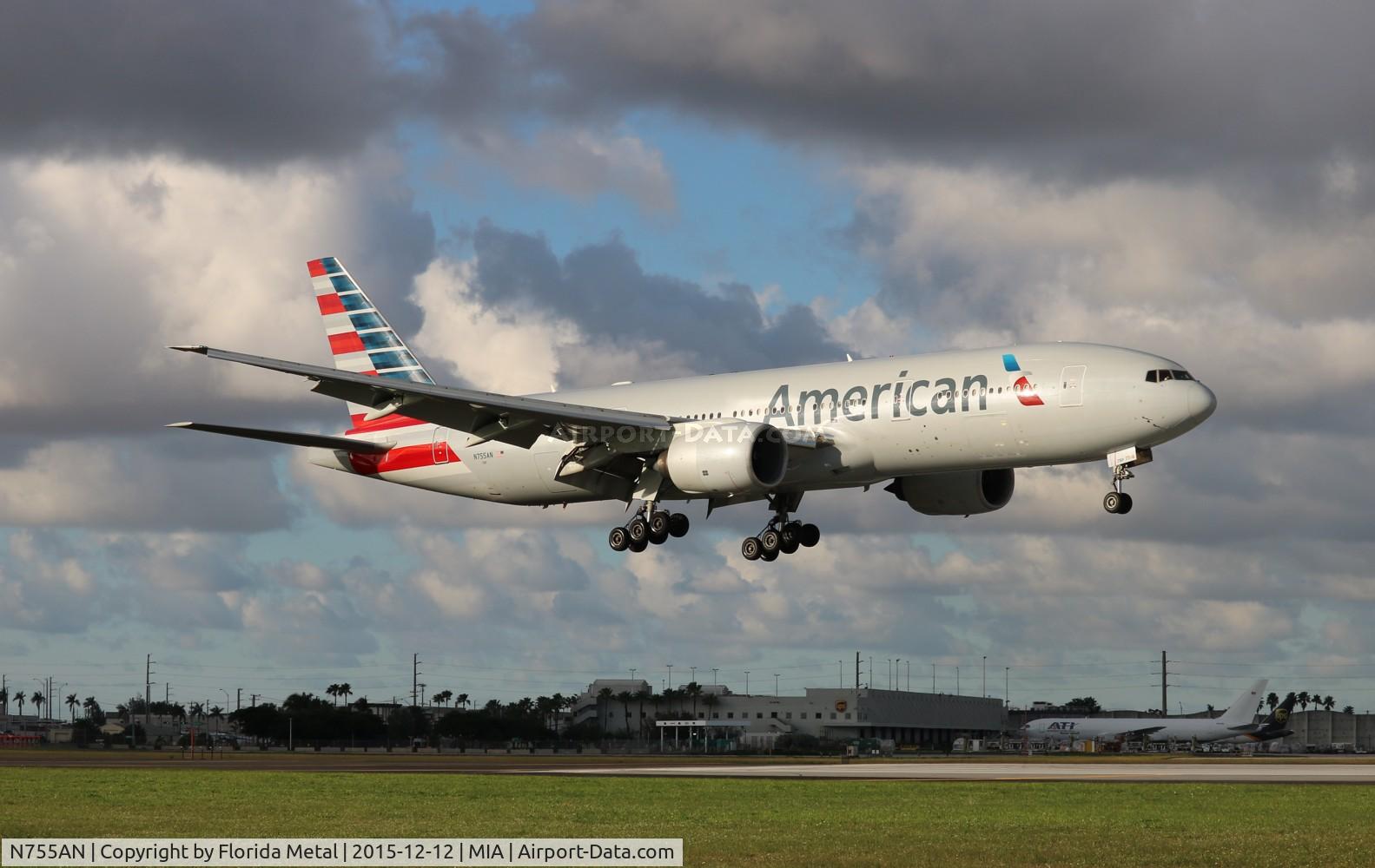 N755AN, 2001 Boeing 777-223 C/N 30263, American