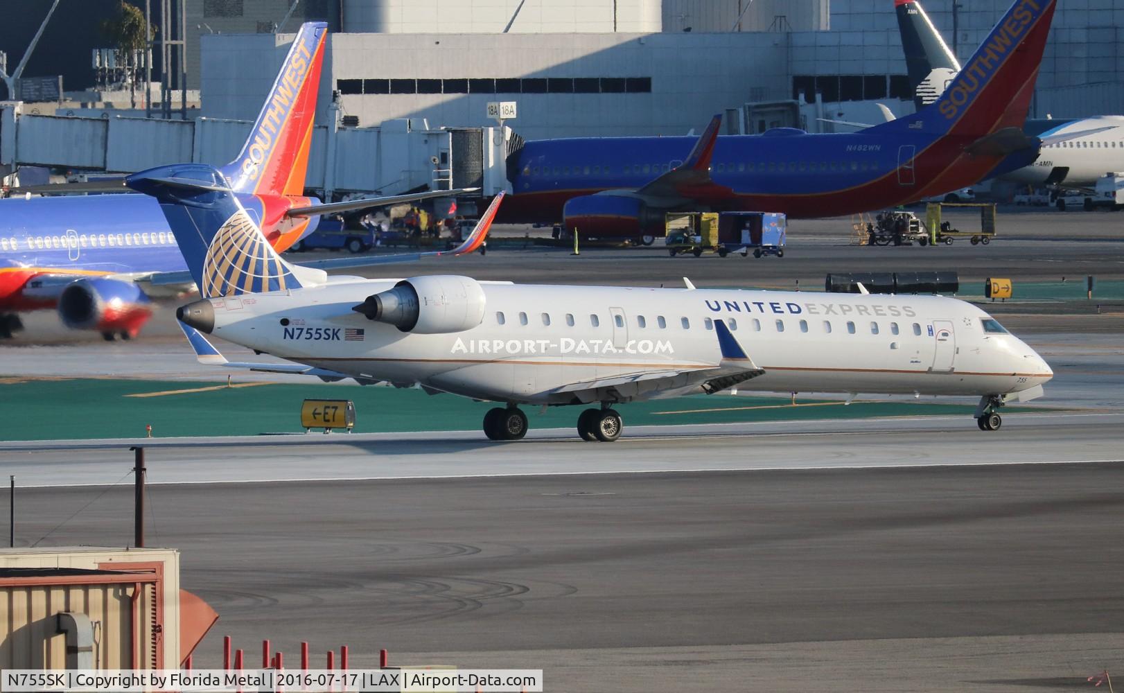 N755SK, 2005 Bombardier CRJ-700 (CL-600-2C10) Regional Jet C/N 10220, United Express
