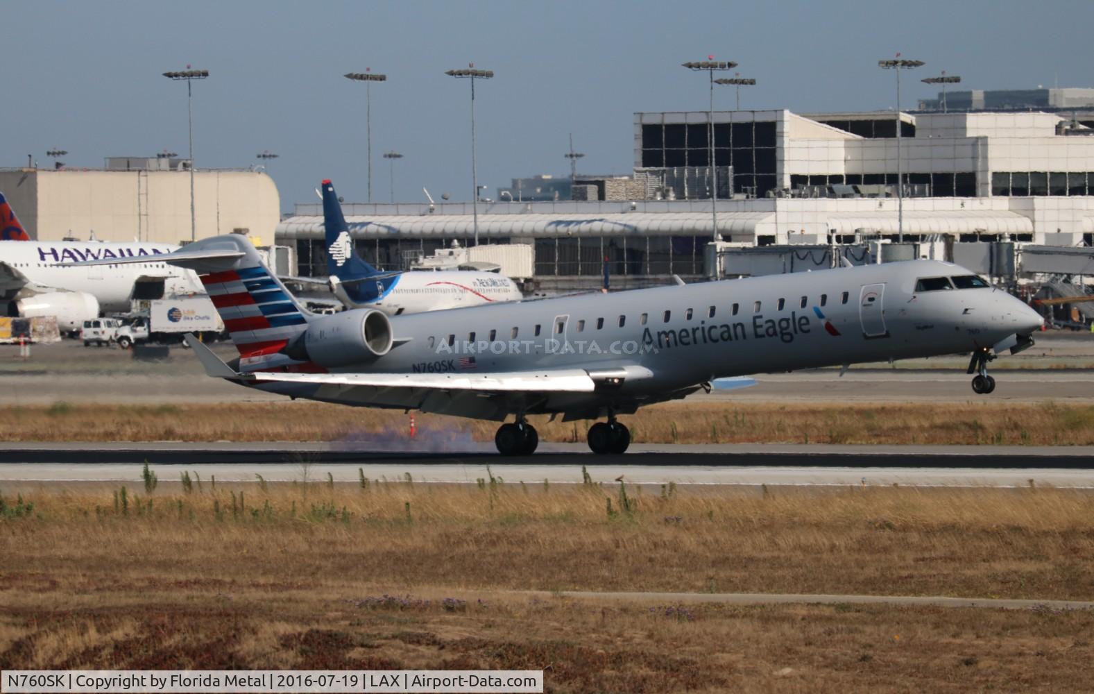 N760SK, 2005 Bombardier CRJ-701ER (CL-600-2C10) Regional Jet C/N 10223, American Eagle