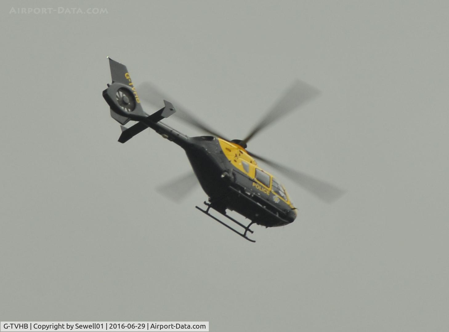 G-TVHB, 2010 Eurocopter EC-135P-2+ C/N 0874, Overhead