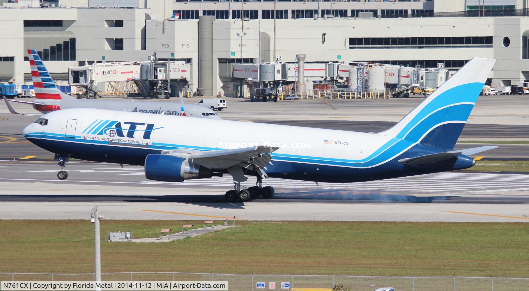 N761CX, 1985 Boeing 767-223(SF) C/N 22318, ATI 767