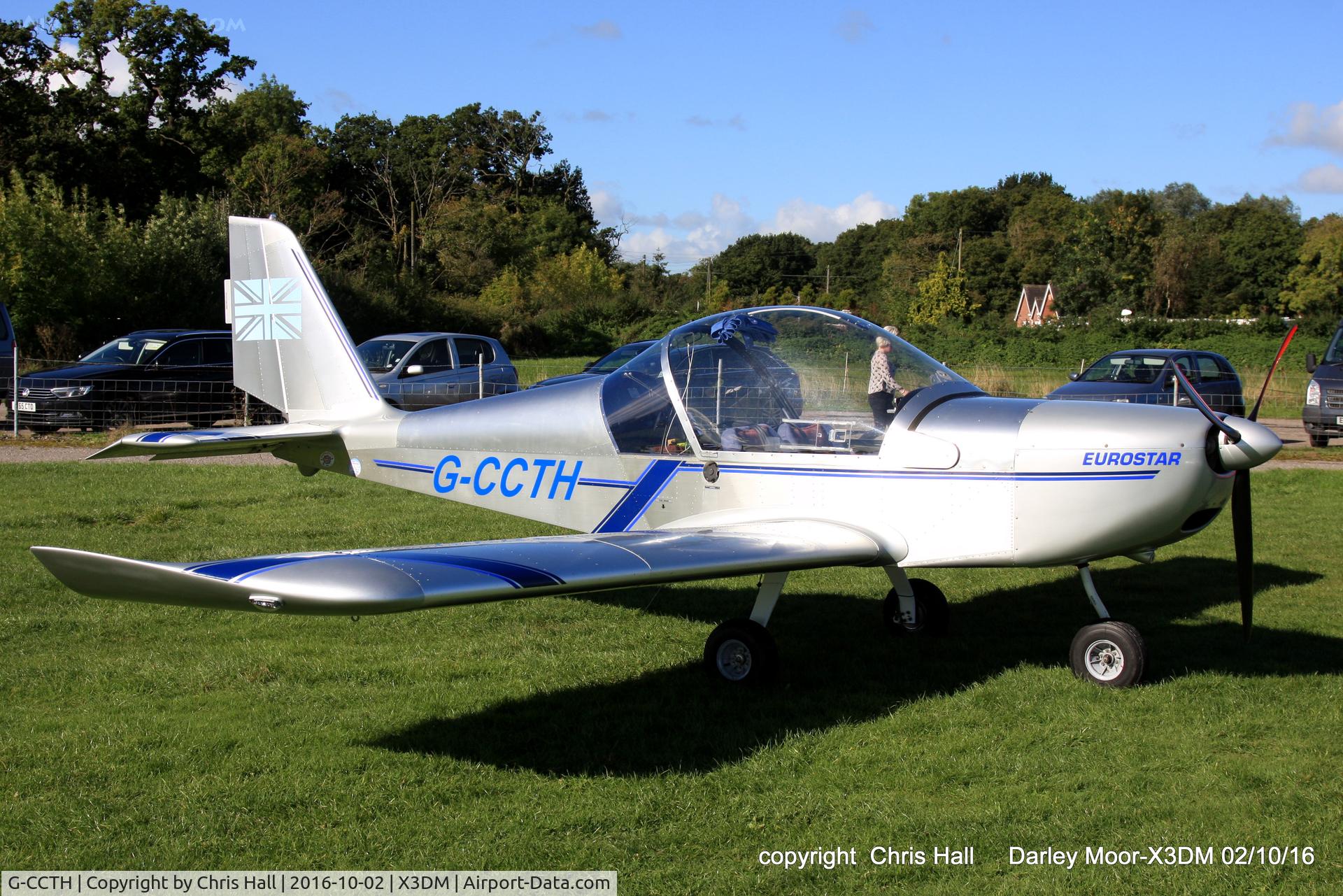 G-CCTH, 2004 Cosmik EV-97 TeamEurostar UK C/N 2005, at Darley Moor Airfield