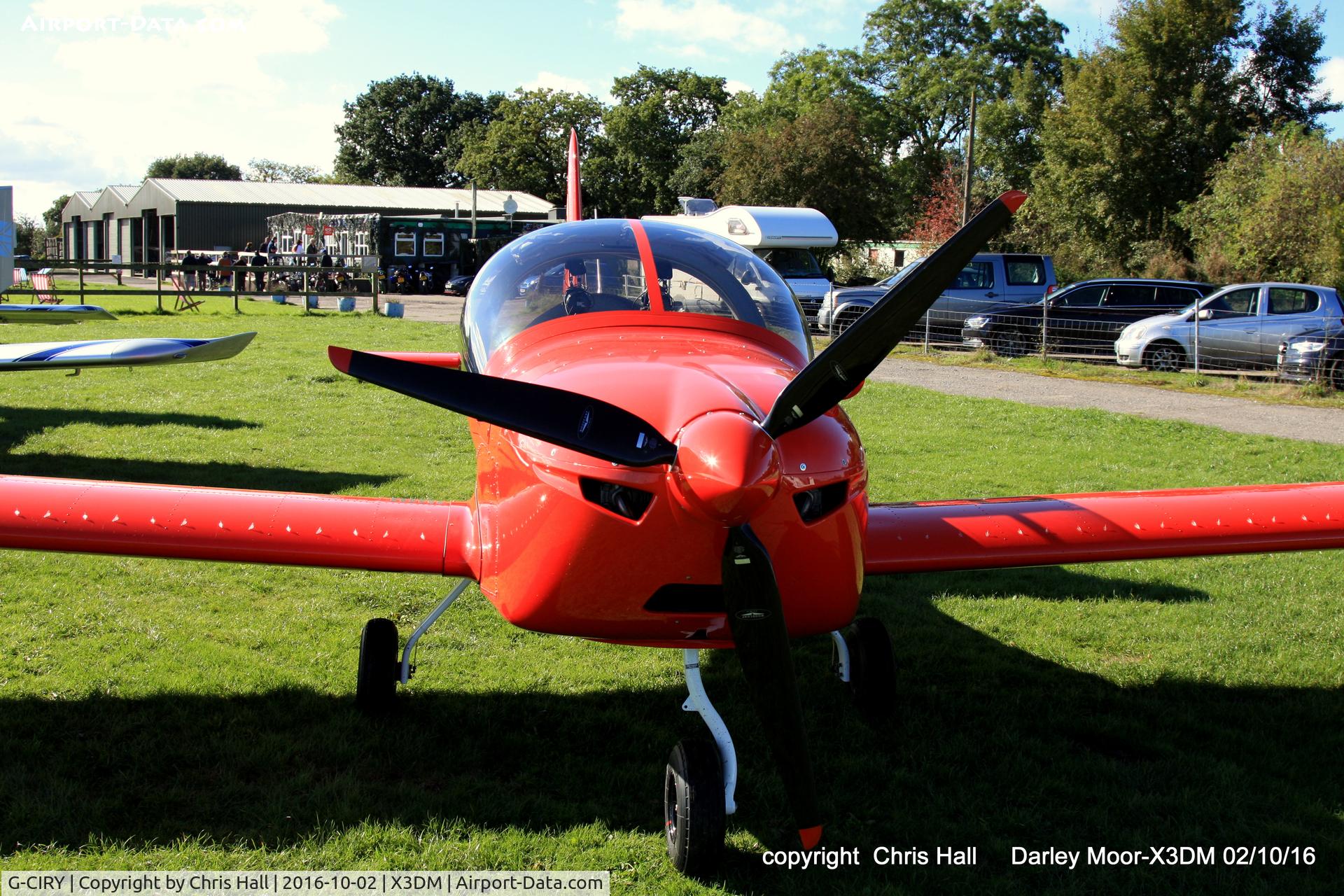 G-CIRY, 2015 Evektor EV-97 Eurostar SL C/N 2015-4222, at Darley Moor Airfield