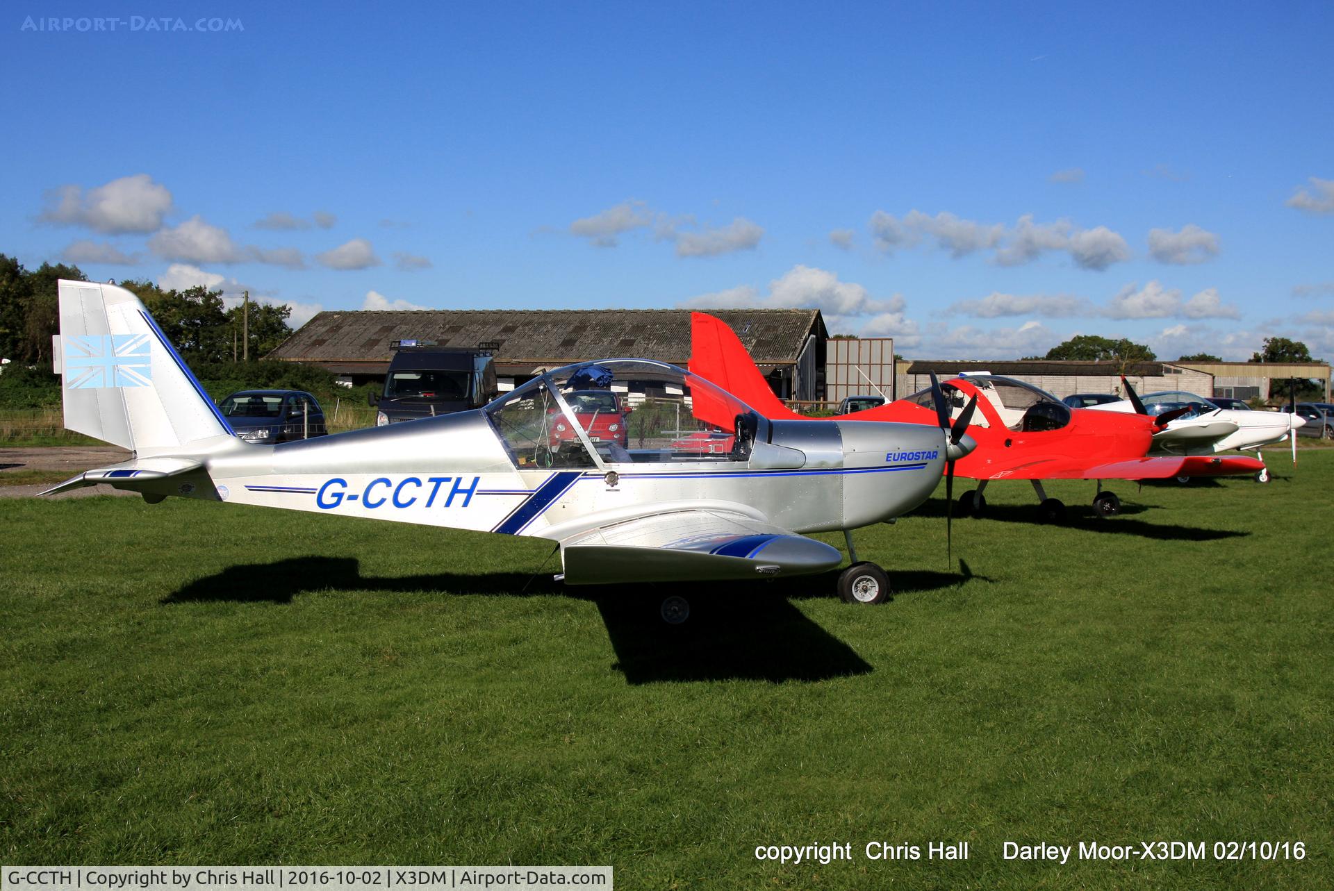 G-CCTH, 2004 Cosmik EV-97 TeamEurostar UK C/N 2005, at Darley Moor Airfield