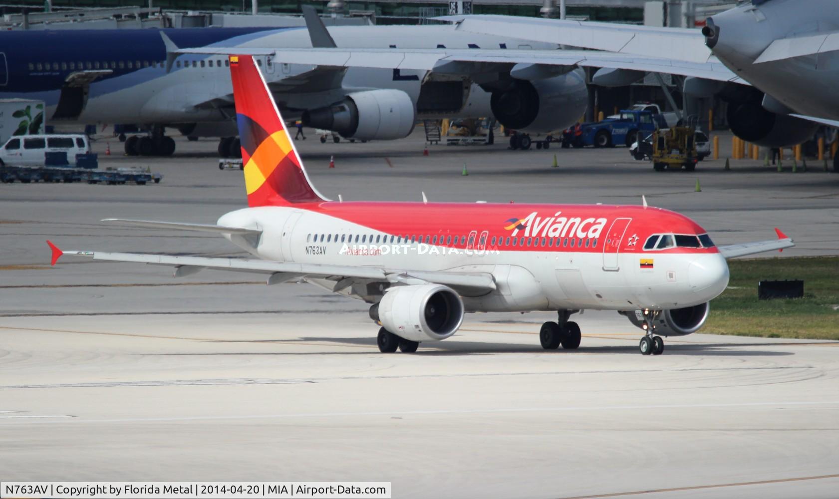 N763AV, Airbus A320-214 C/N 4763, Avianca