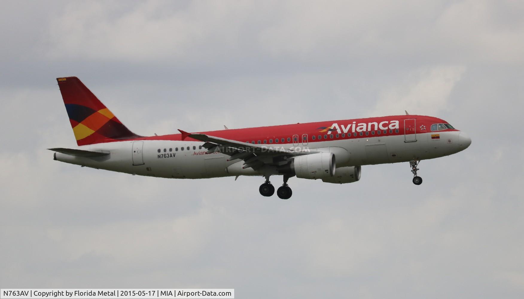 N763AV, Airbus A320-214 C/N 4763, Avianca