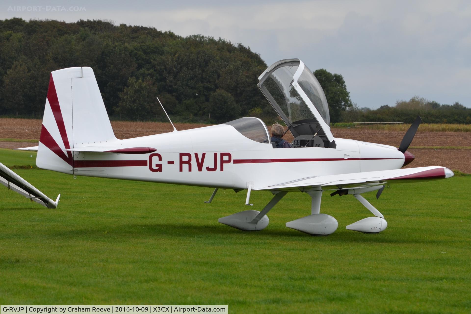 G-RVJP, 2006 Vans RV-9A C/N PFA 320-14364, Parked at Northrepps.