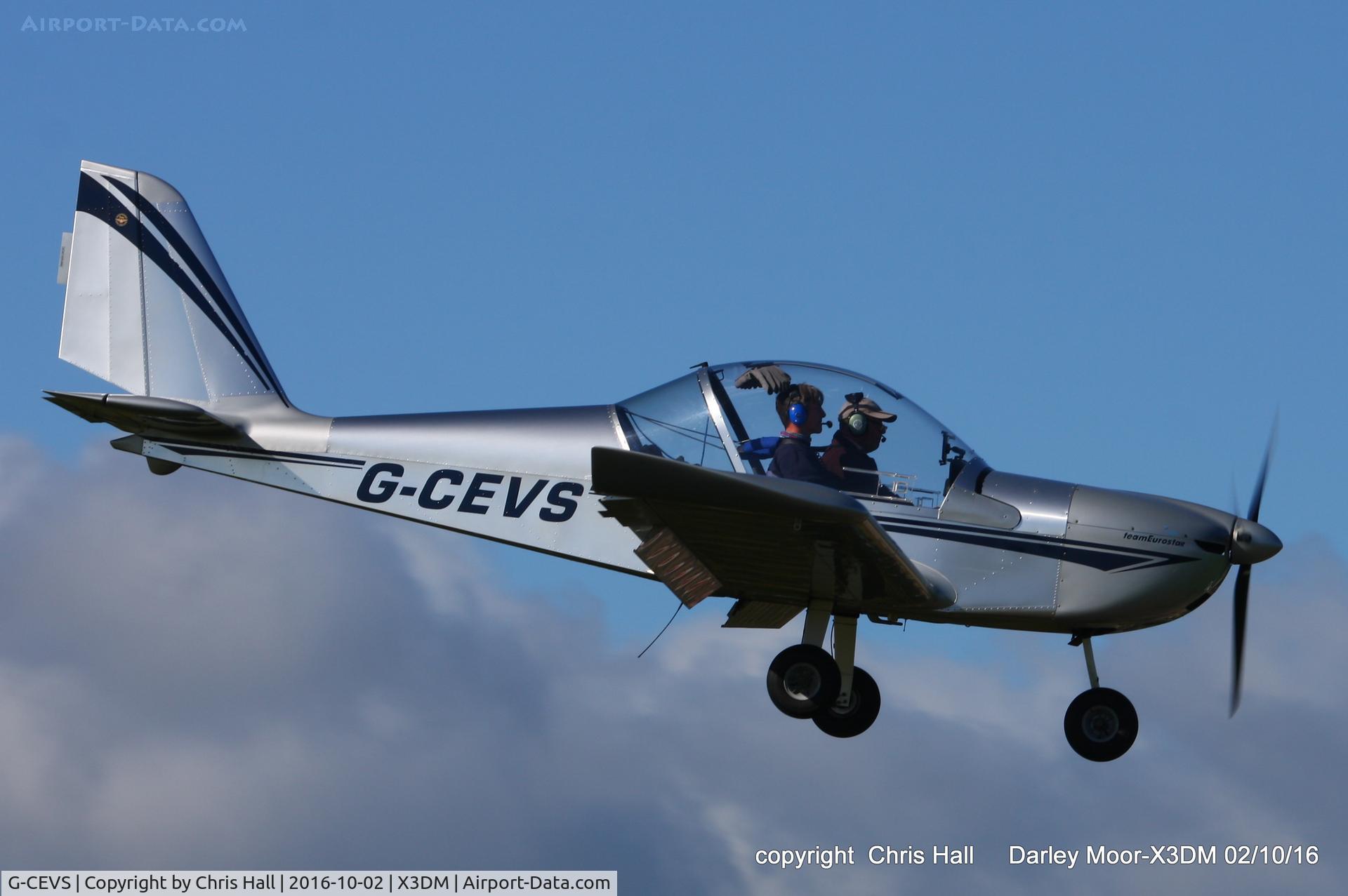 G-CEVS, 2007 Cosmik EV-97 TeamEurostar UK C/N 3102, at Darley Moor Airfield