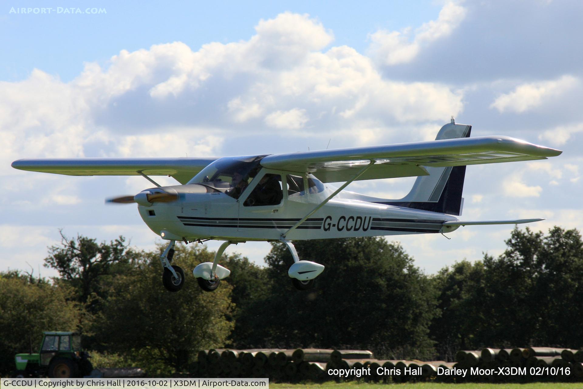G-CCDU, 2003 Tecnam P-92EM Echo C/N PFA 318-13721, at Darley Moor Airfield