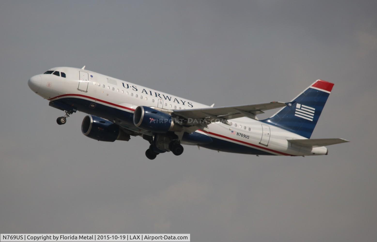 N769US, 2000 Airbus A319-112 C/N 1391, US Airways