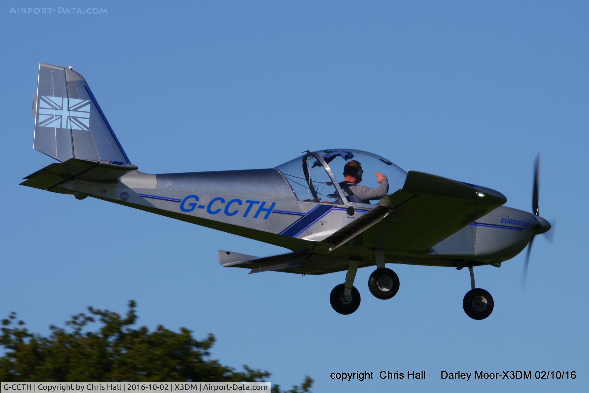 G-CCTH, 2004 Cosmik EV-97 TeamEurostar UK C/N 2005, at Darley Moor Airfield