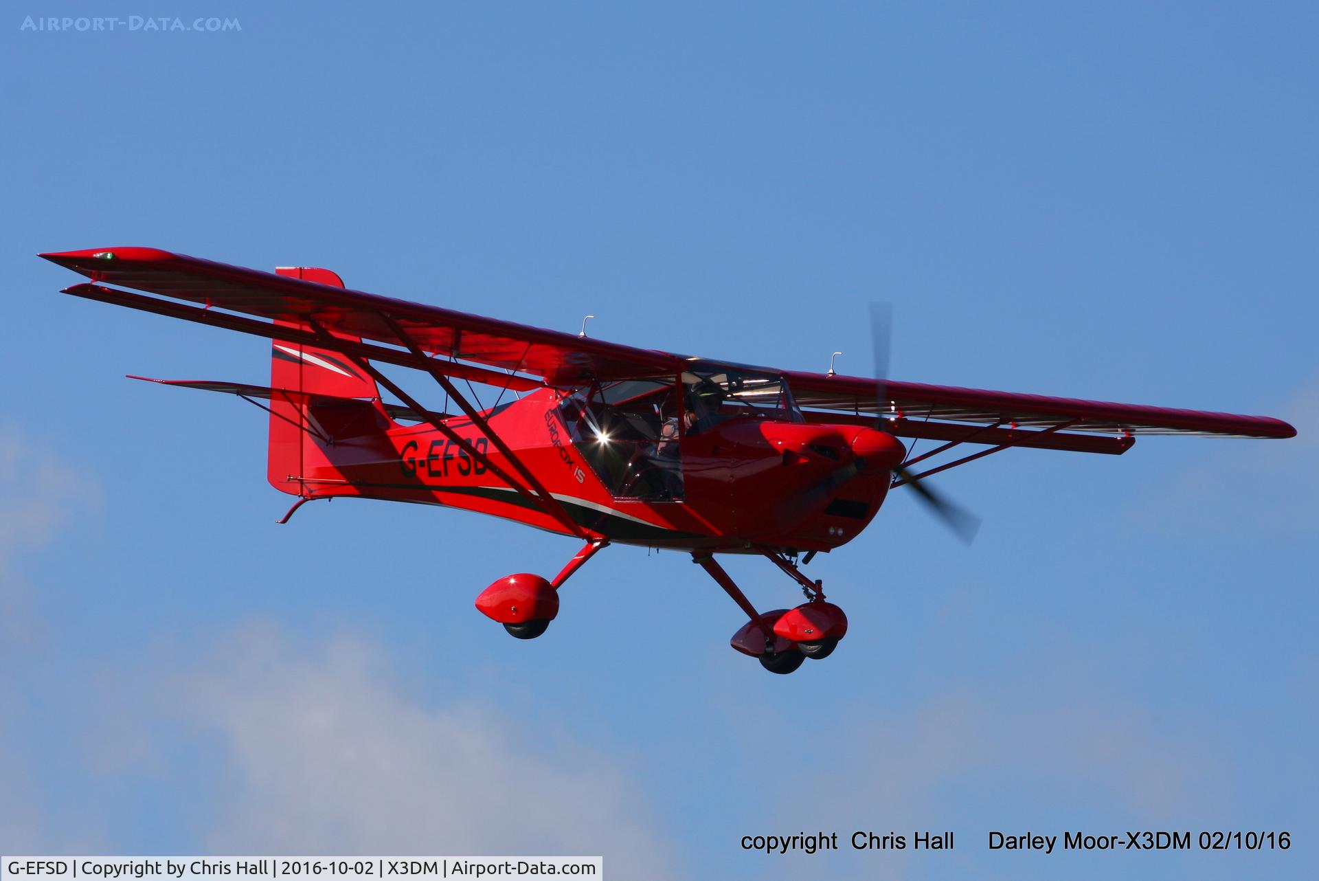 G-EFSD, 2016 Aeropro Eurofox 912(IS) C/N LAA 376-15359, at Darley Moor Airfield