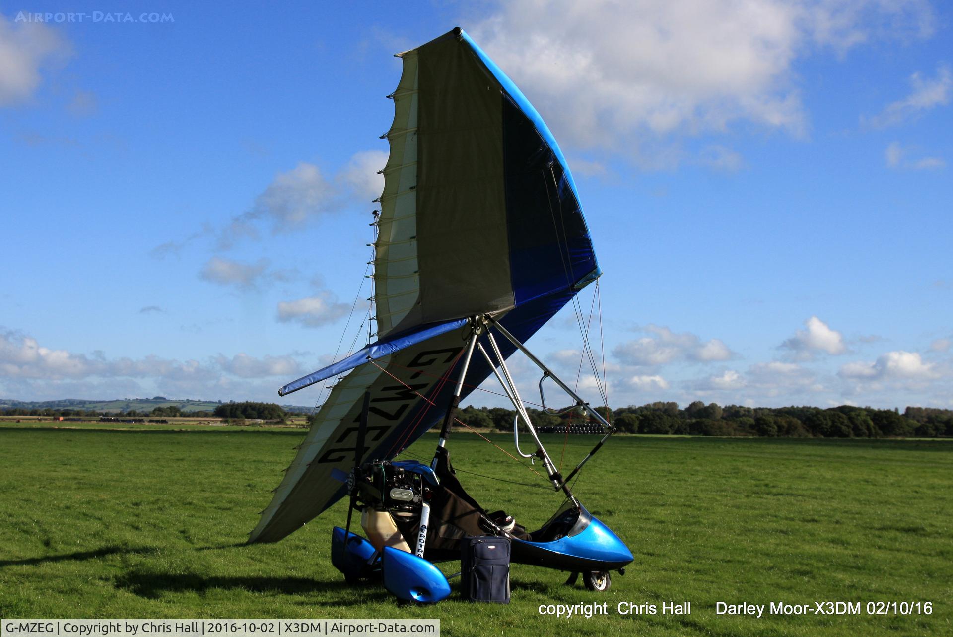 G-MZEG, 1996 Mainair Blade C/N 1095-0896-7-W898, at Darley Moor Airfield