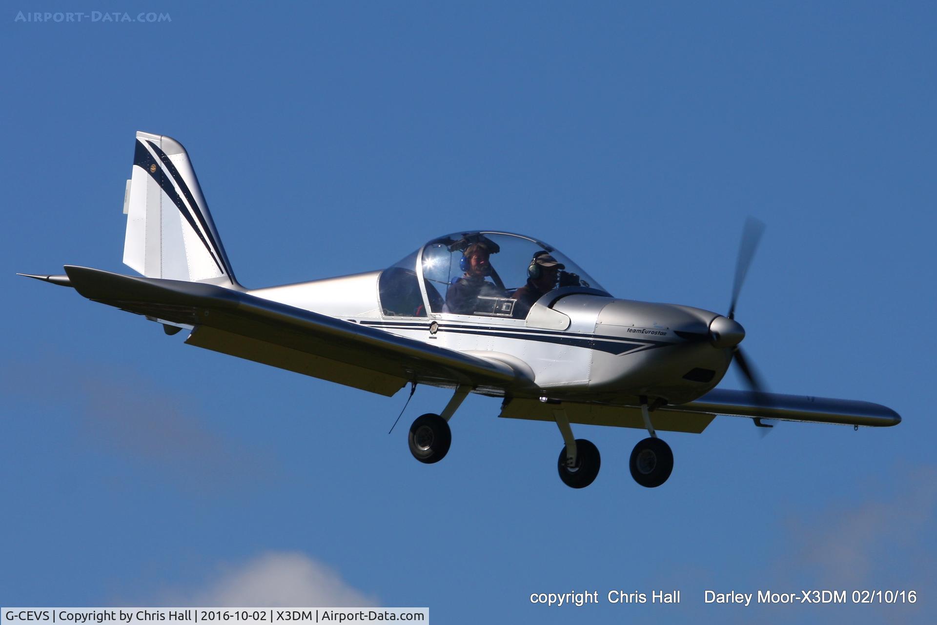 G-CEVS, 2007 Cosmik EV-97 TeamEurostar UK C/N 3102, at Darley Moor Airfield