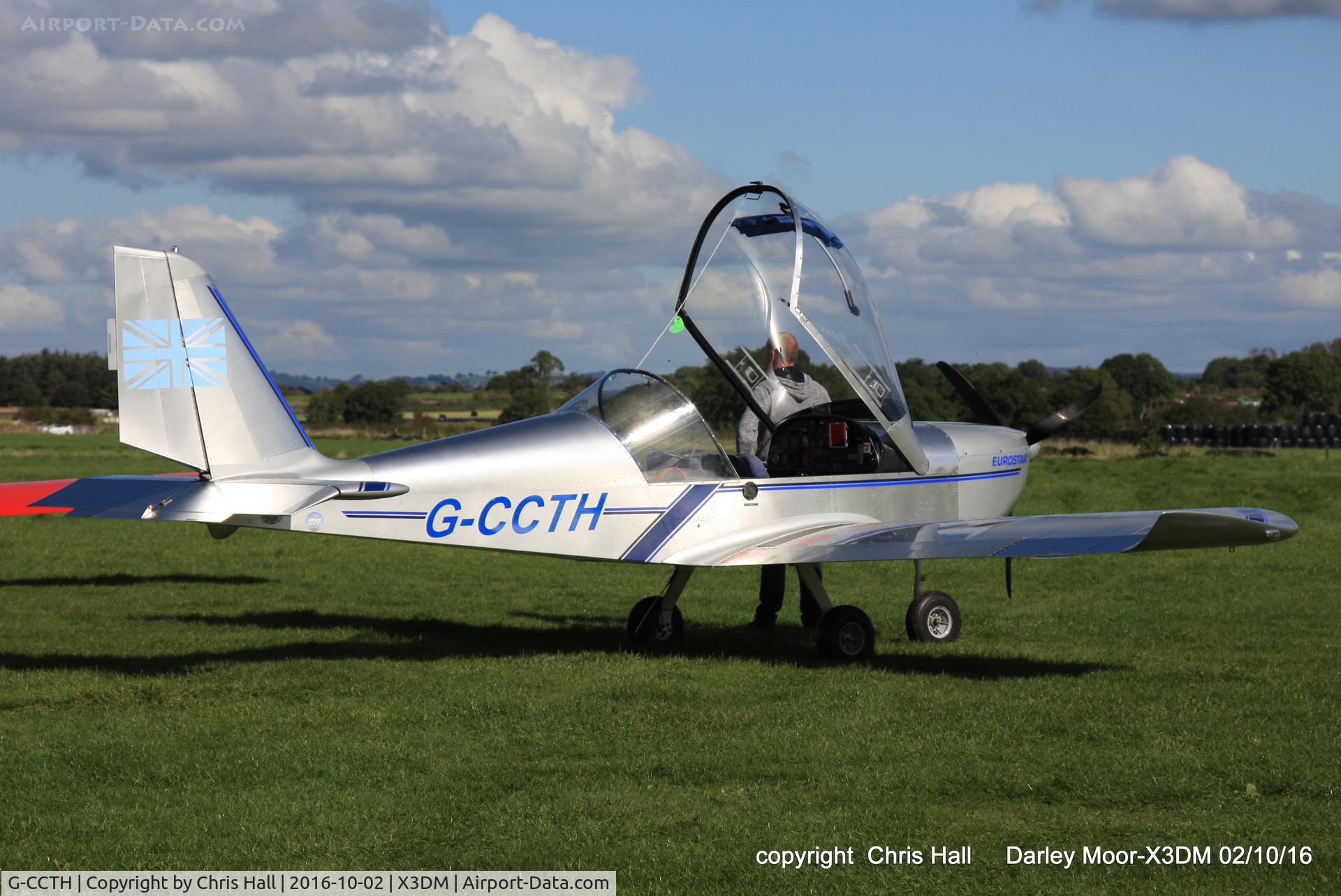 G-CCTH, 2004 Cosmik EV-97 TeamEurostar UK C/N 2005, at Darley Moor Airfield