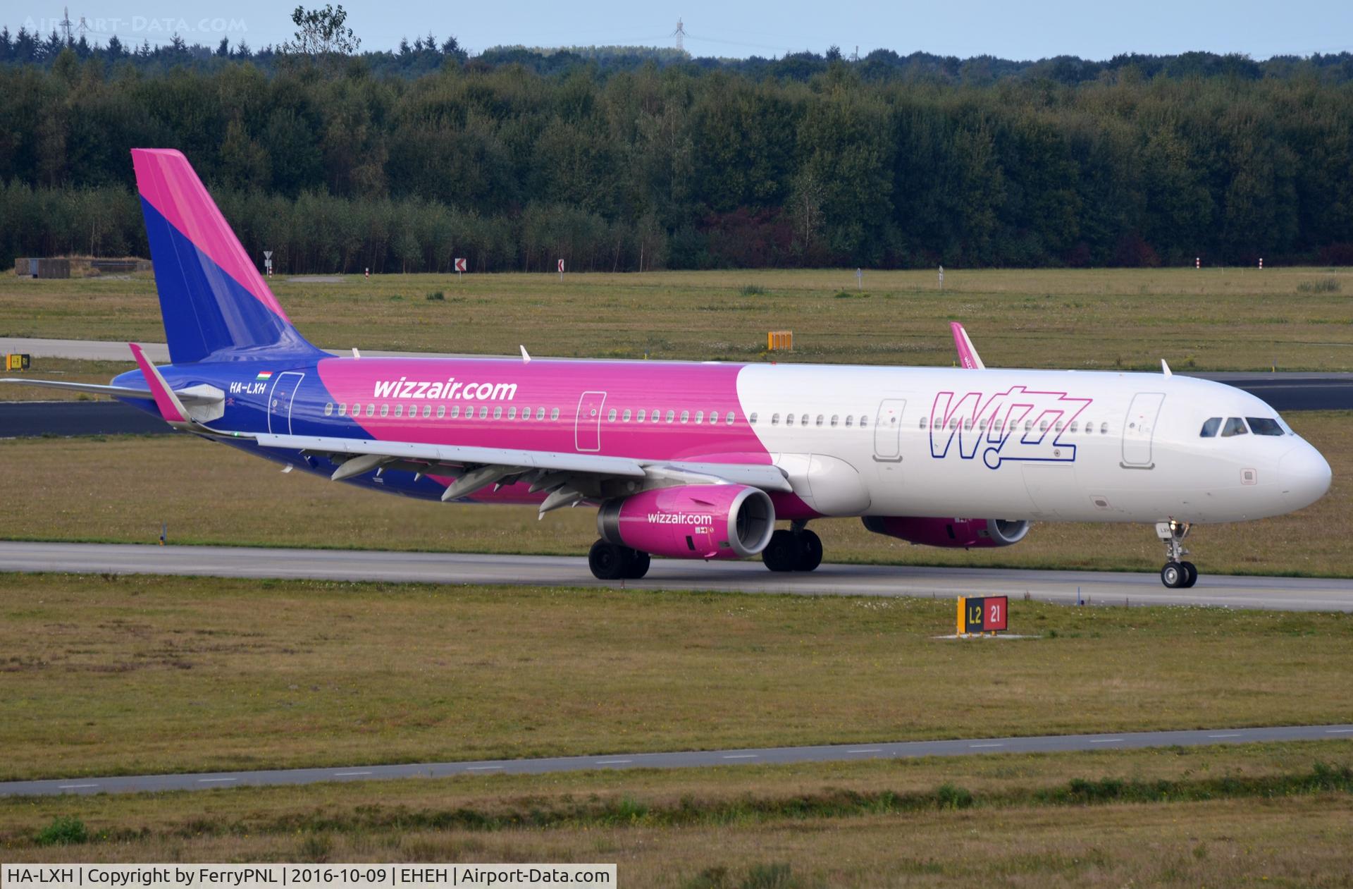 HA-LXH, 2016 Airbus A321-231 C/N 7217, Wizz Air A321