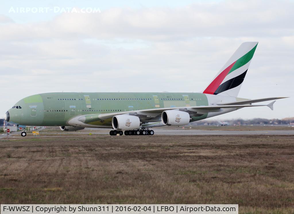 F-WWSZ, 2016 Airbus A380-861 C/N 0213, C/n 0213 - For Emirates as A6-EUB