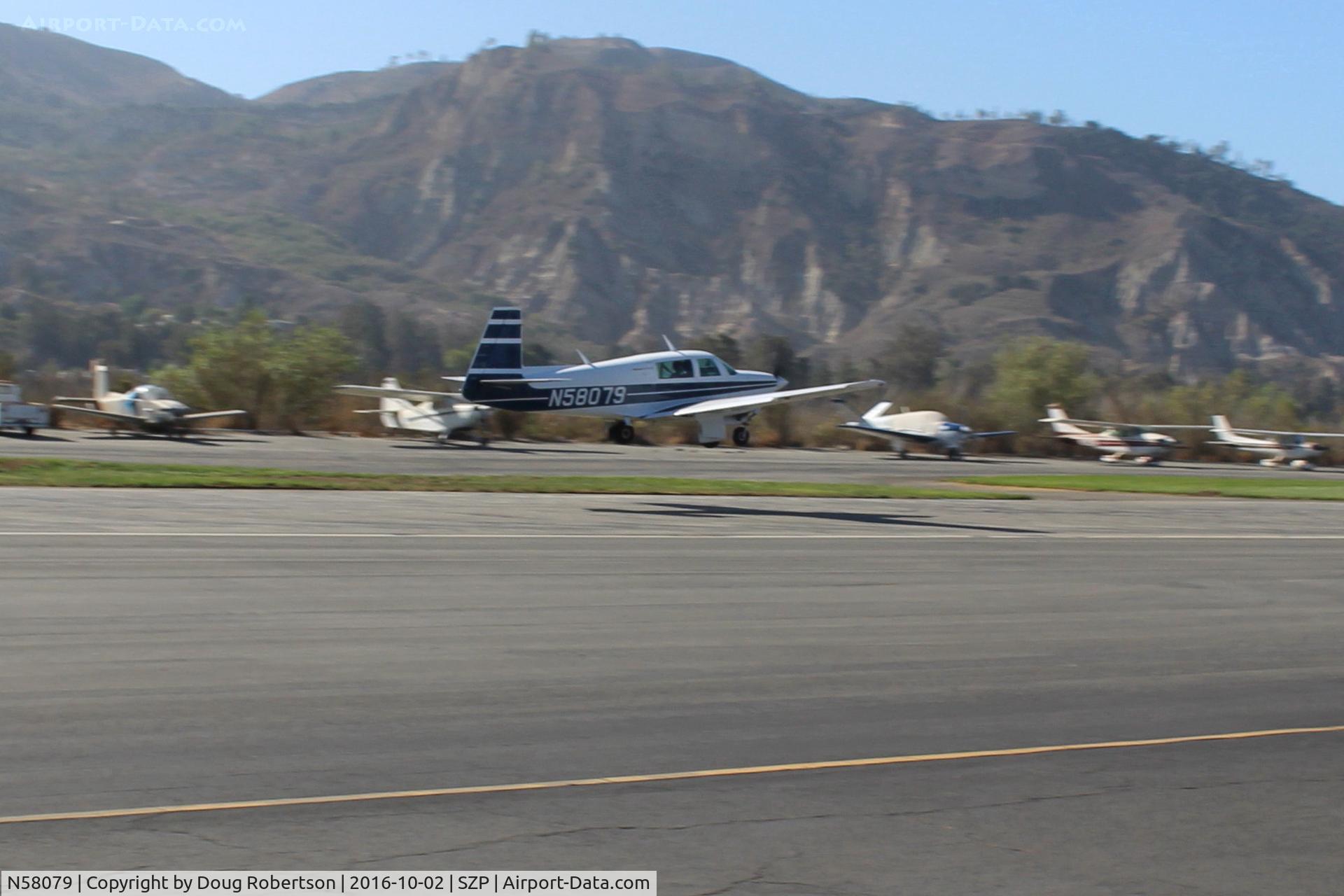 N58079, Mooney M20J 201 C/N 24-1638, 1987 Mooney M20J 201LM (Lean Machine), Lycoming IO-360-A3B6D 200 Hp, takeoff climb Rwy 22