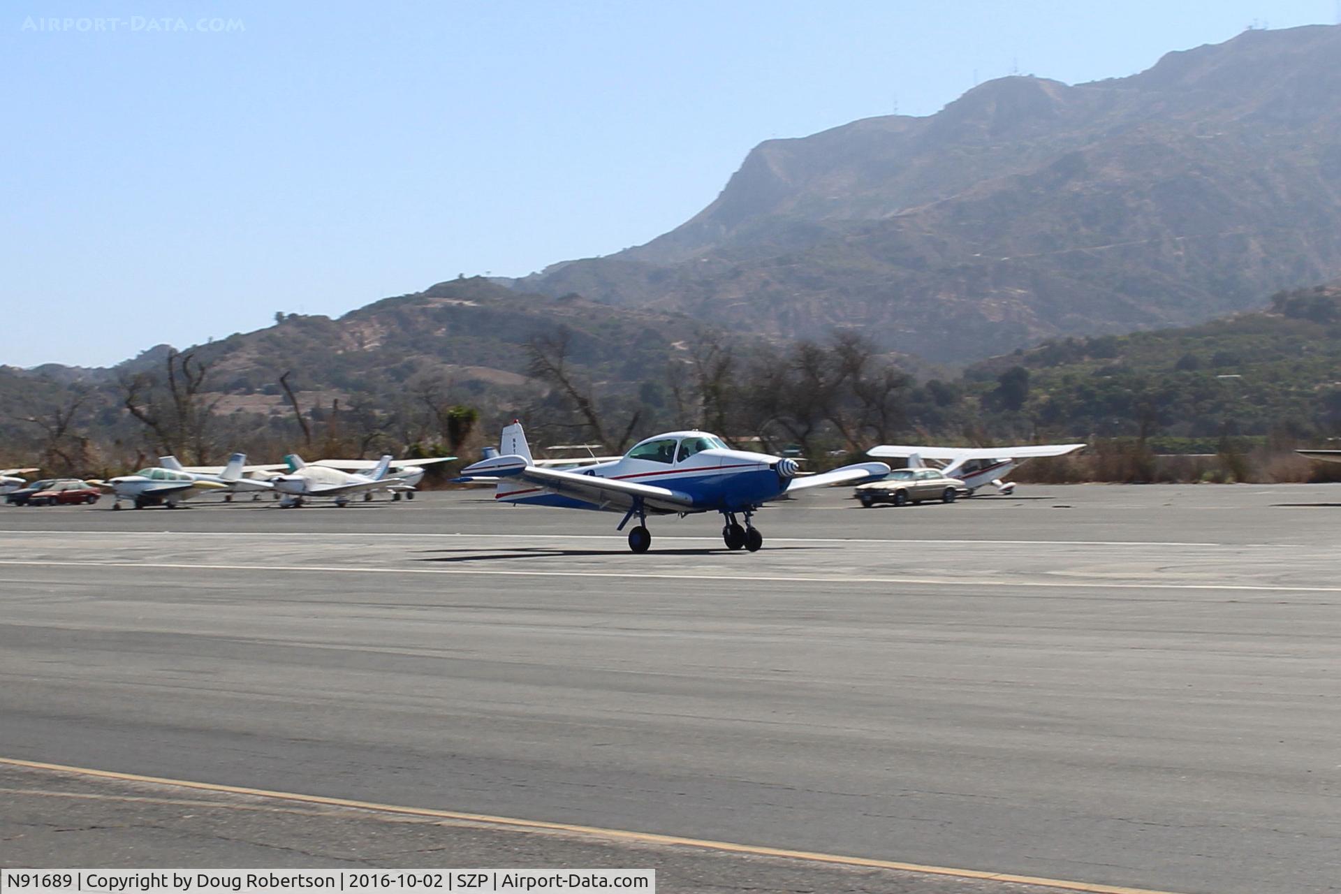 N91689, 1946 North American Navion (NA-145) C/N NAV-4-431, 1946 North American NAVION, Continental E225 upgrade, takeoff roll Rwy 22, Young Eagles flight