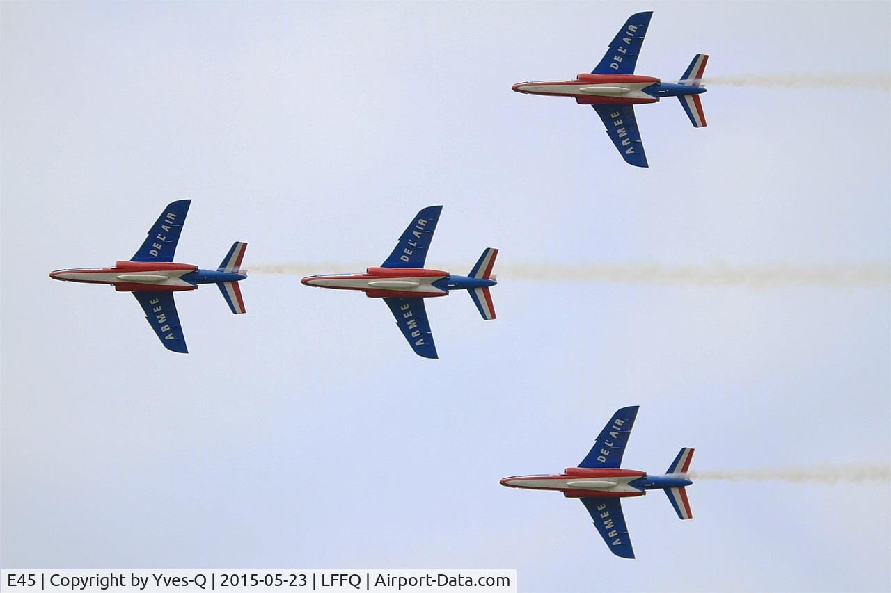 E45, Dassault-Dornier Alpha Jet E C/N E45, Dassault-Dornier Alpha Jet E (F-TETF), Athos 05 of Patrouille de France 2015, La Ferté-Alais airfield (LFFQ) Air show 2015