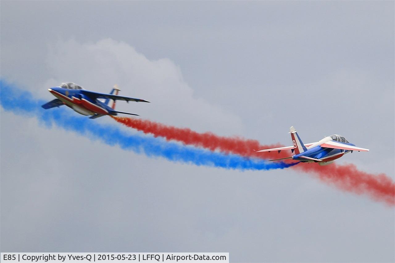 E85, Dassault-Dornier Alpha Jet E C/N E85, Dassault-Dornier Alpha Jet E (F-UGFF), Athos 08 of Patrouille de France 2015, La Ferté-Alais airfield (LFFQ) Air show 2015