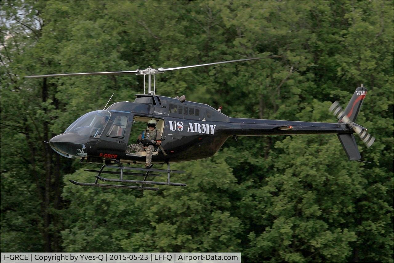 F-GRCE, Bell 206B JetRanger III C/N 1679, Bell 206B JetRanger III, On display, La Ferté-Alais airfield(LFFQ) Air show 2015