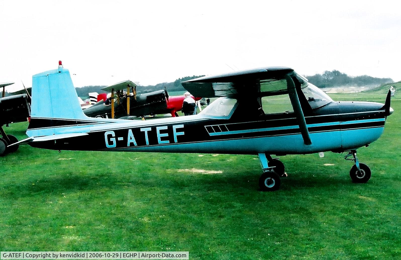 G-ATEF, 1965 Cessna 150E C/N 150-61378, At a Popham fly-in circa 2006.